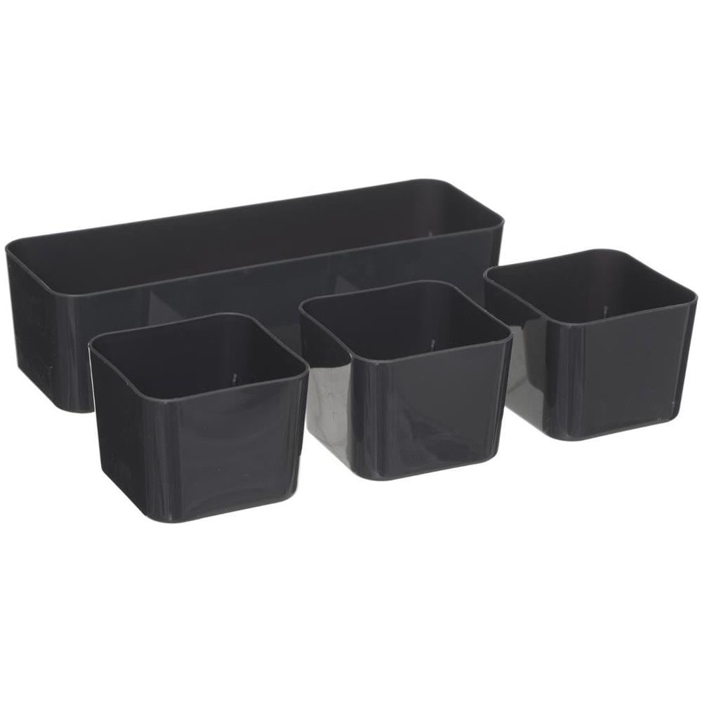 Scatola Portaoggetti Con Scomparti - 1,5 L - Grigio - Samba - Foto 7