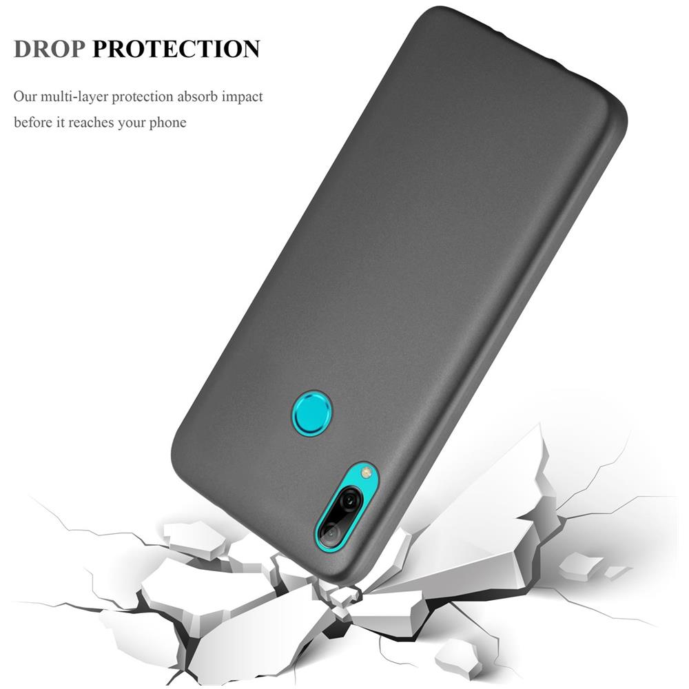 Custodia Compatibile Con Huawei P Smart 2019 / Honor 10 Lite In Grigio Metallico - Coperchio Protettivo In Silicone Tpu Flessibile - Foto 7