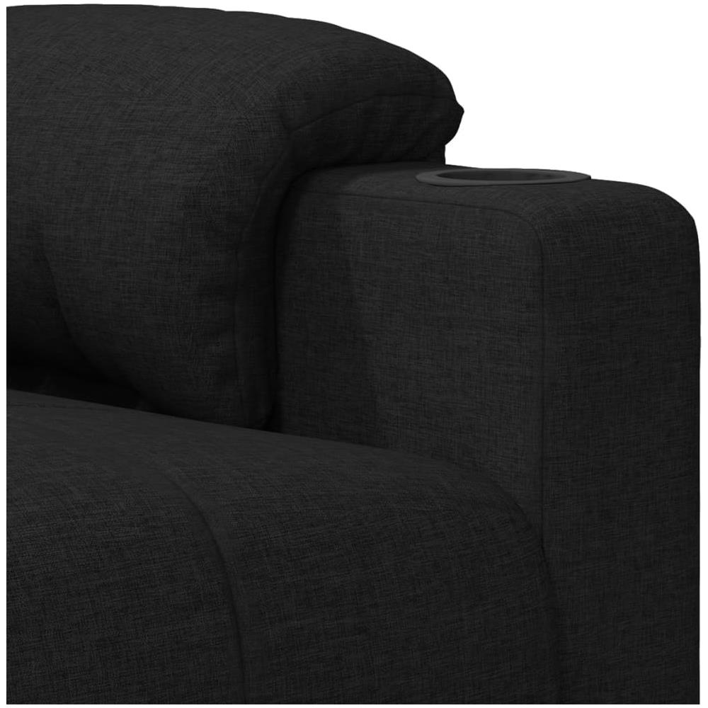 Poltrona Massaggiante Elettrica Nera in Tessuto - Foto 8