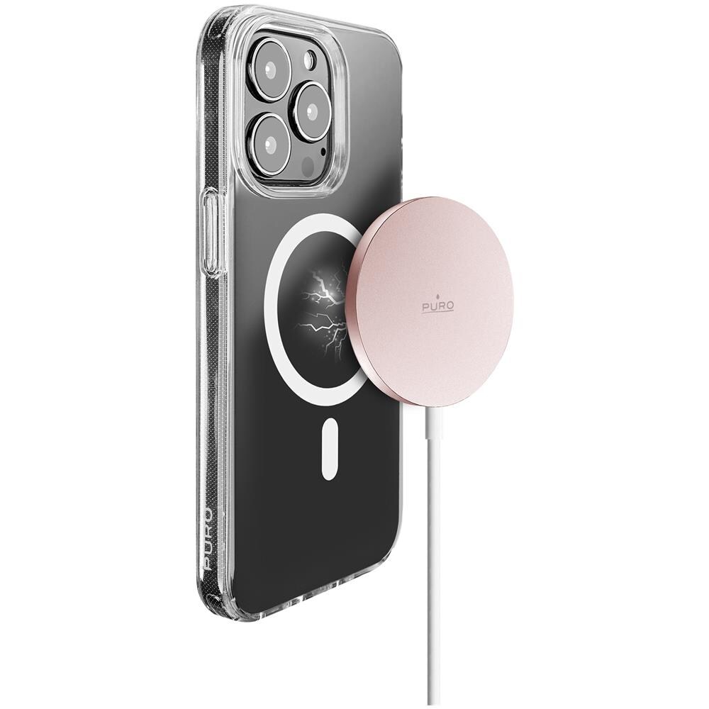 CUSBCMAG1ROSE Caricabatterie per dispositivi mobili Smartphone Rosa USB Carica wireless Interno - Foto 3