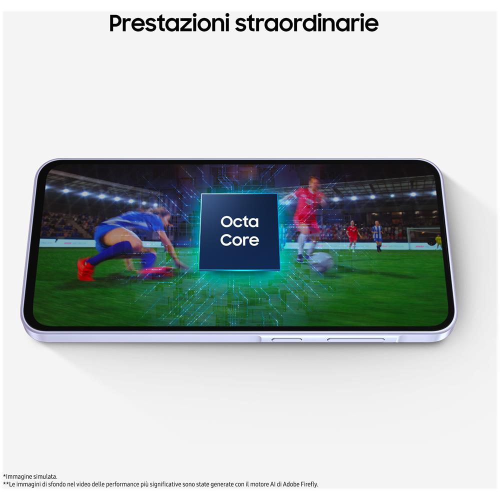 Galaxy A36 5G AI 128GB 6GB Ram Display 6.7” Super AMOLED Main Camera 50MP NanoSIM + eSIM USB Type-C Snapdragon 6 Gen 3 Android 15 5000 mAh Awesome Violet Italia - Foto 9