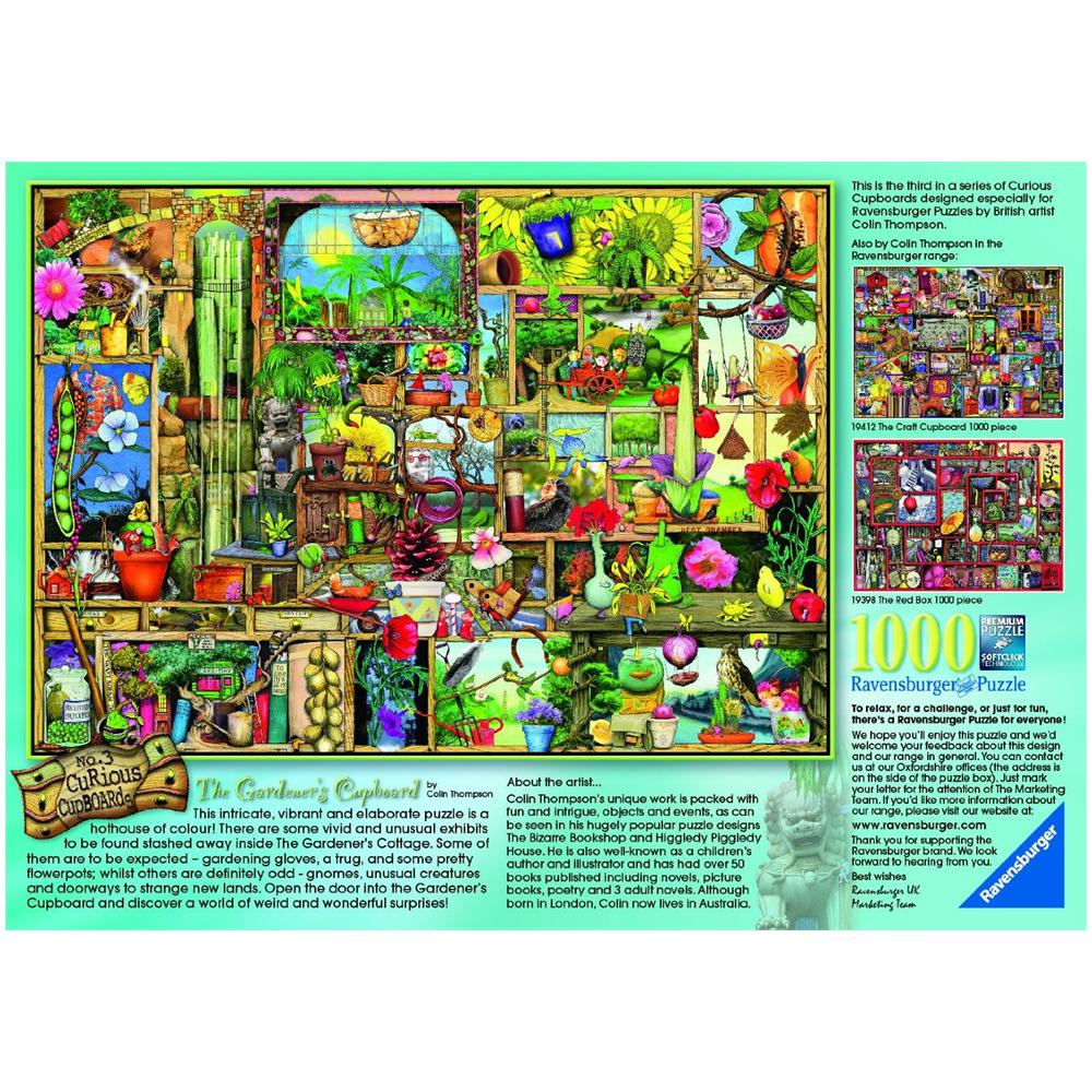 Puzzle Colin Thompson The Gardener's Cupboard 1000 pz 70 x 50 cm 19498 - Foto 2