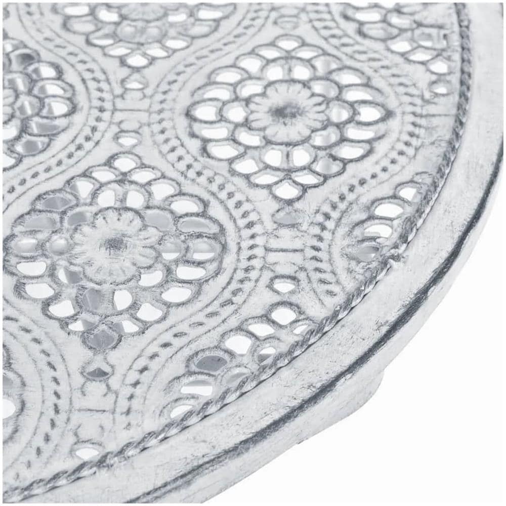 Set da Bistrò 3 pz in Acciaio Bianco Grigiastro - Foto 8