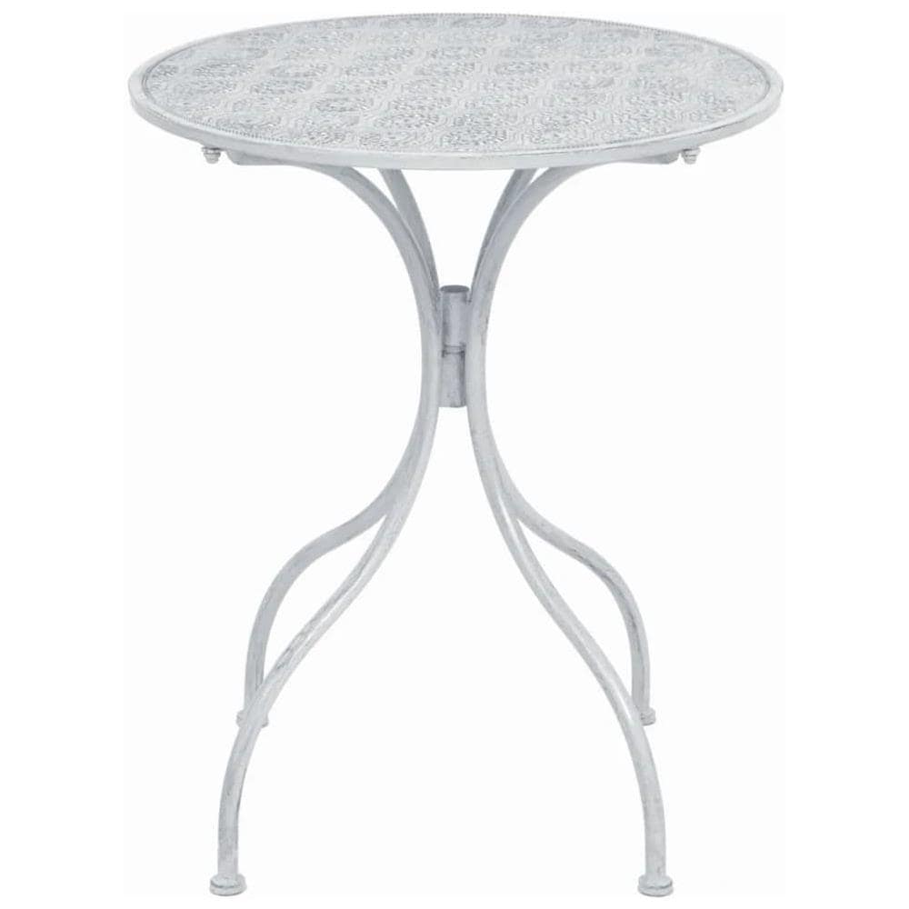 Set da Bistrò 3 pz in Acciaio Bianco Grigiastro - Foto 2