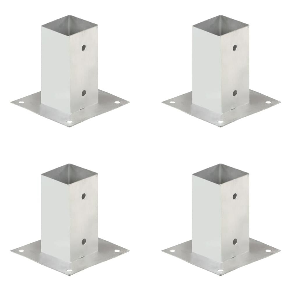 Ancoraggi Pali 4 Pz In Metallo Zincato 71 Mm - Foto 1