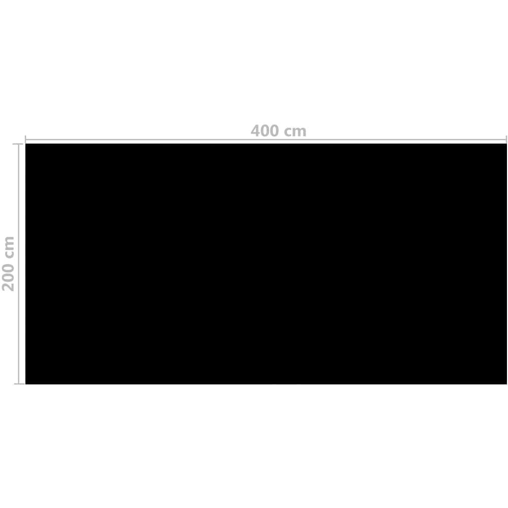 Copertura Per Piscina Nera 400x200 Cm Pe - Foto 3