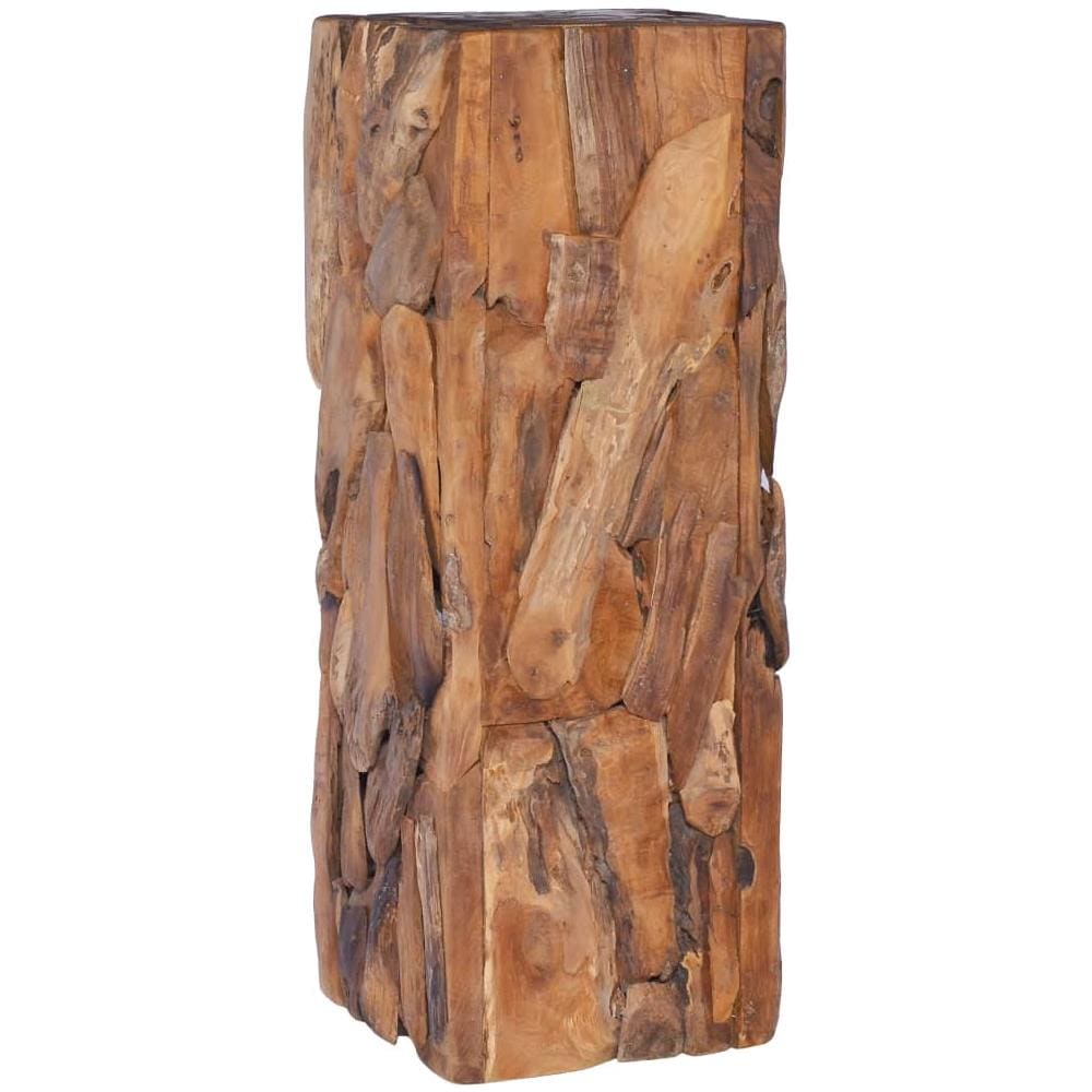 Tavolino Da Salotto 30x30x80 Cm In Legno Massello Di Teak - Foto 1