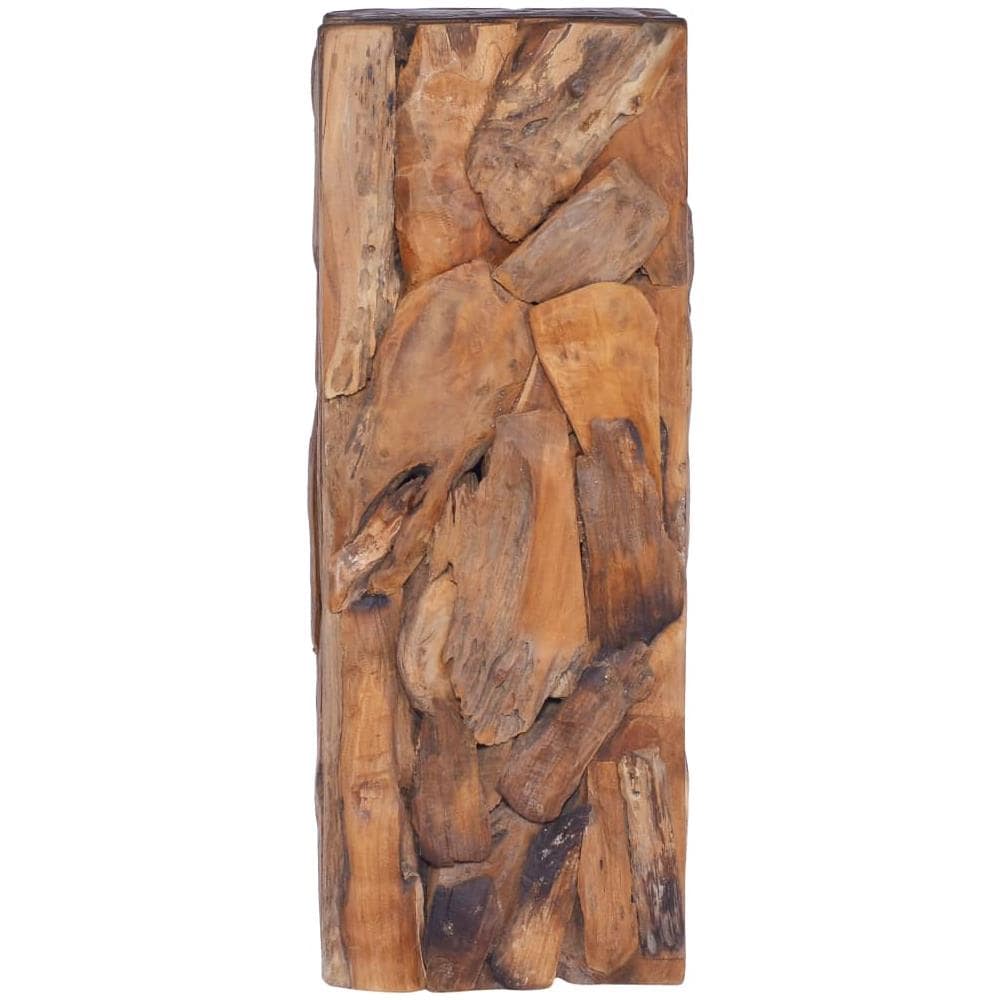 Tavolino Da Salotto 30x30x80 Cm In Legno Massello Di Teak - Foto 2