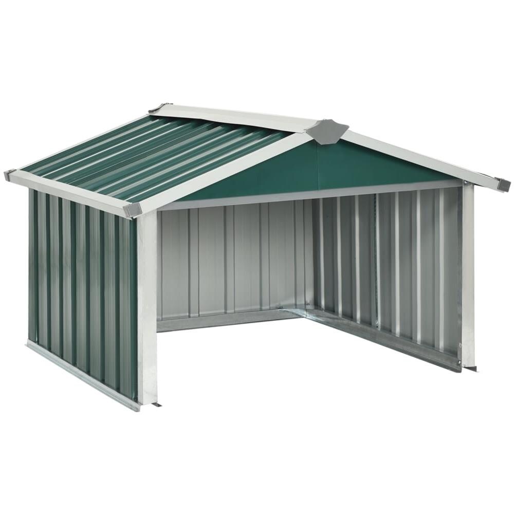 Capanno per Robot Tosaerba 92x97x63 cm Acciaio Zincato Verde - Foto 2