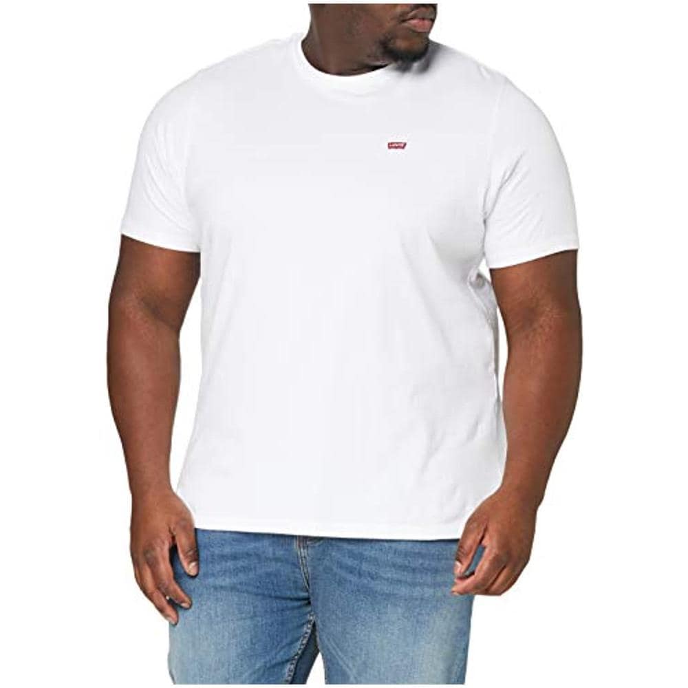 Levi's Big Original Logo Tee T-shirt, White +, 4xl Uomo - Foto 1