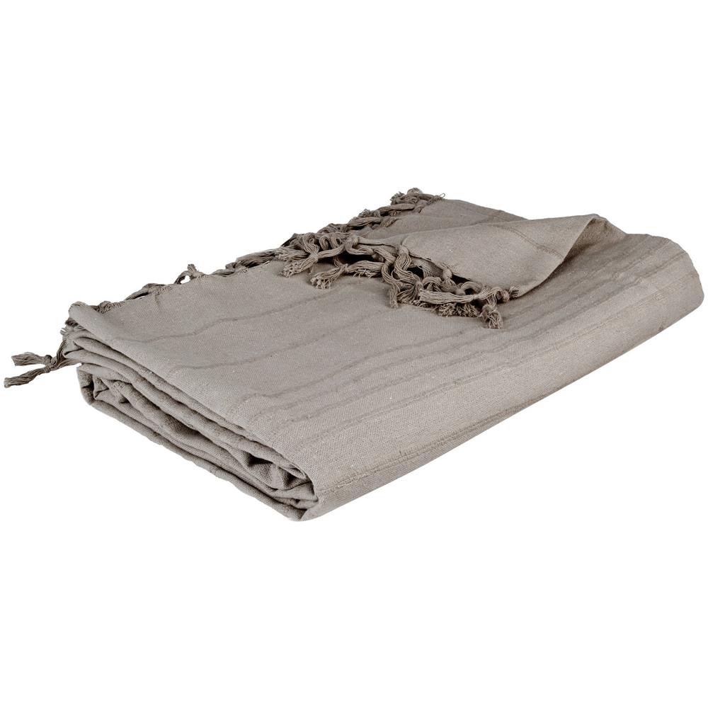 Copriletto In Cotone 160 X 220 Cm, Colore Beige Scuro - Foto 1