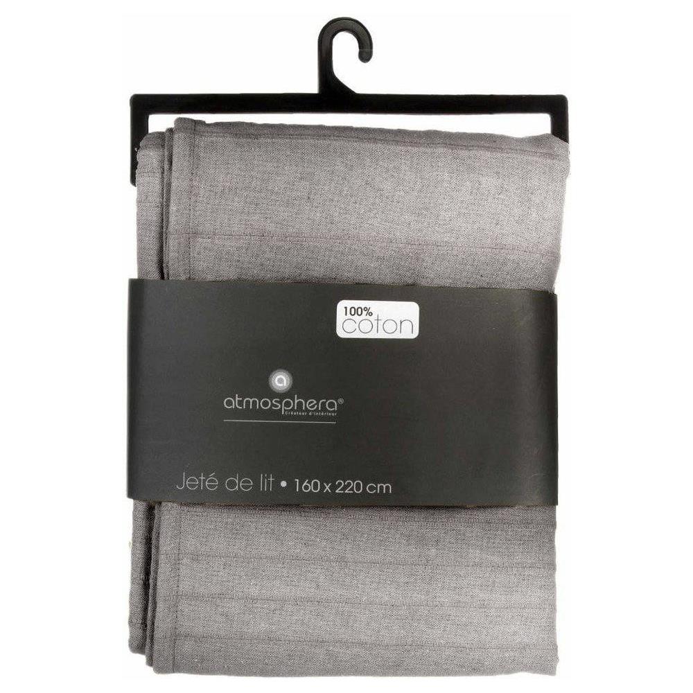 Copriletto In Cotone 160 X 220 Cm, Colore Beige Scuro - Foto 3