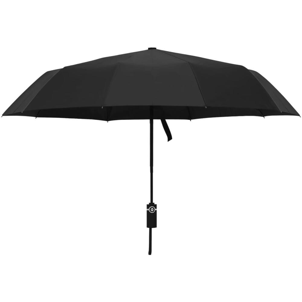 Ombrello Pieghevole Automatico Nero 104 Cm - Foto 2