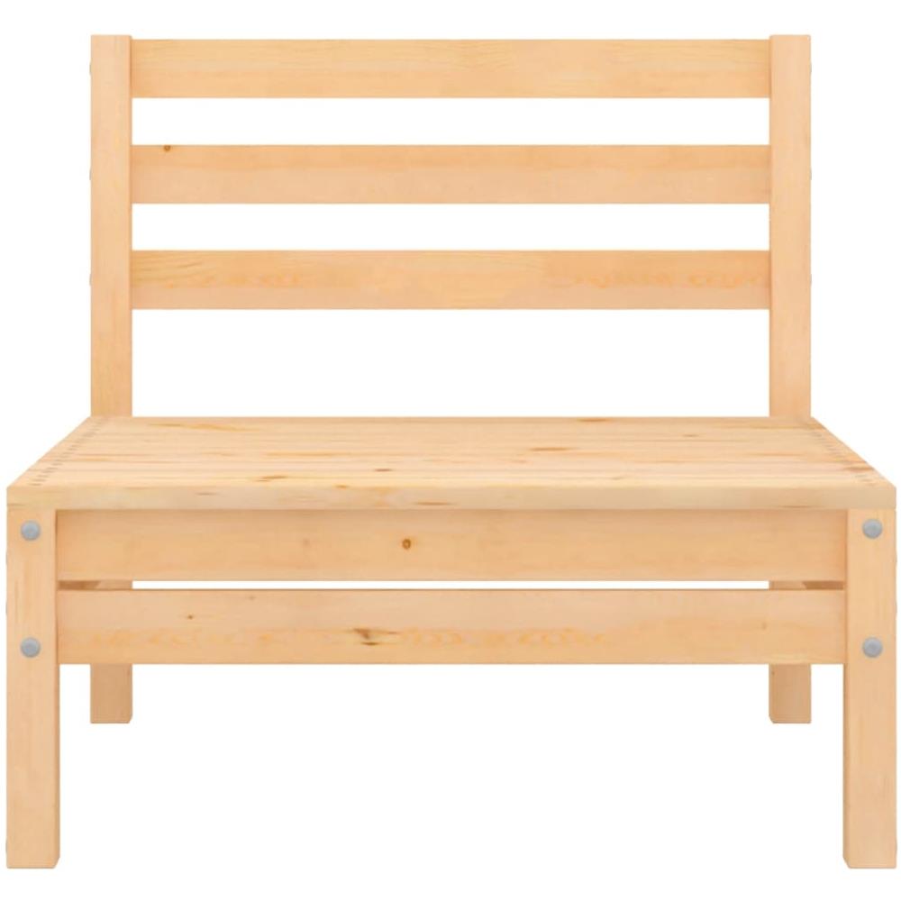 Divani Centrali da Giardino 2 pz in Legno Massello di Pino - Foto 3