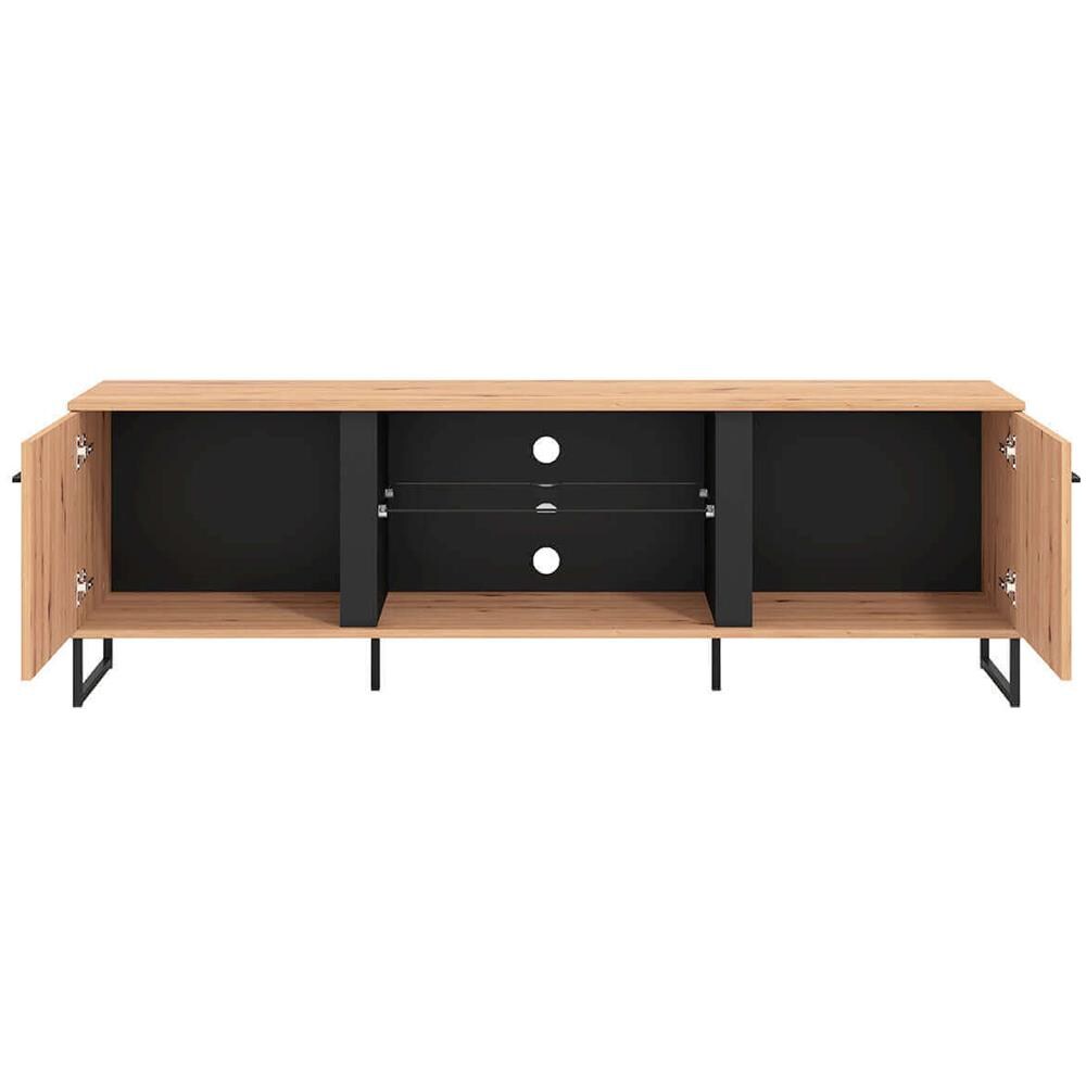 Dodo - Porta Tv Moderno Colore Rovere Con 2 Ante - Foto 2