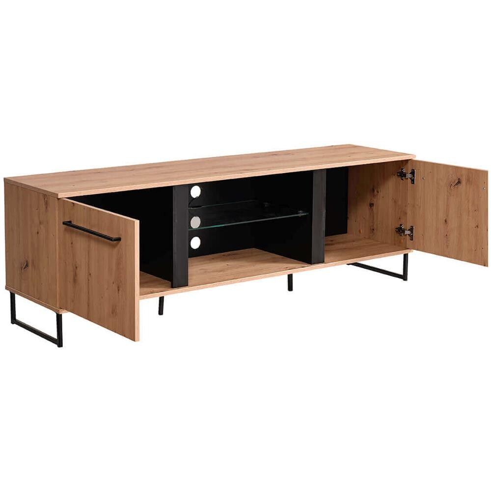 Dodo - Porta Tv Moderno Colore Rovere Con 2 Ante - Foto 4