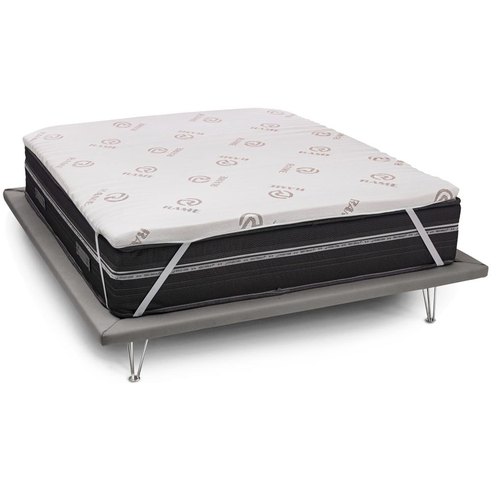 Topper Singolo Luisella, Topper Rinnova Materasso Sfoderabile In Memory Foam E Fibre Di Rame, 100% Made In Italy, Anti Acaro E Anallergico, Cm 80x190h5 - Foto 2