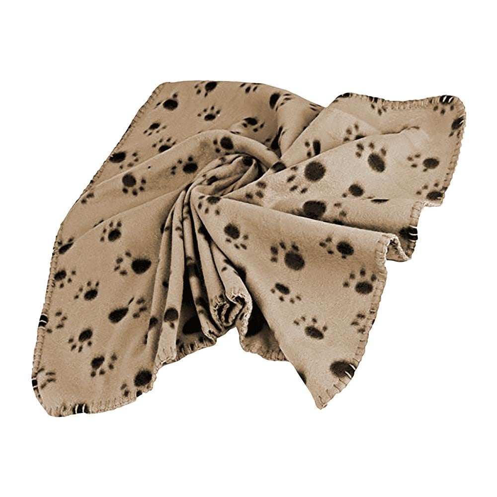 Plaid Per Animali Domestici Modello Amici Colore Biscotto 80x120 Cm Biscotto - Foto 1