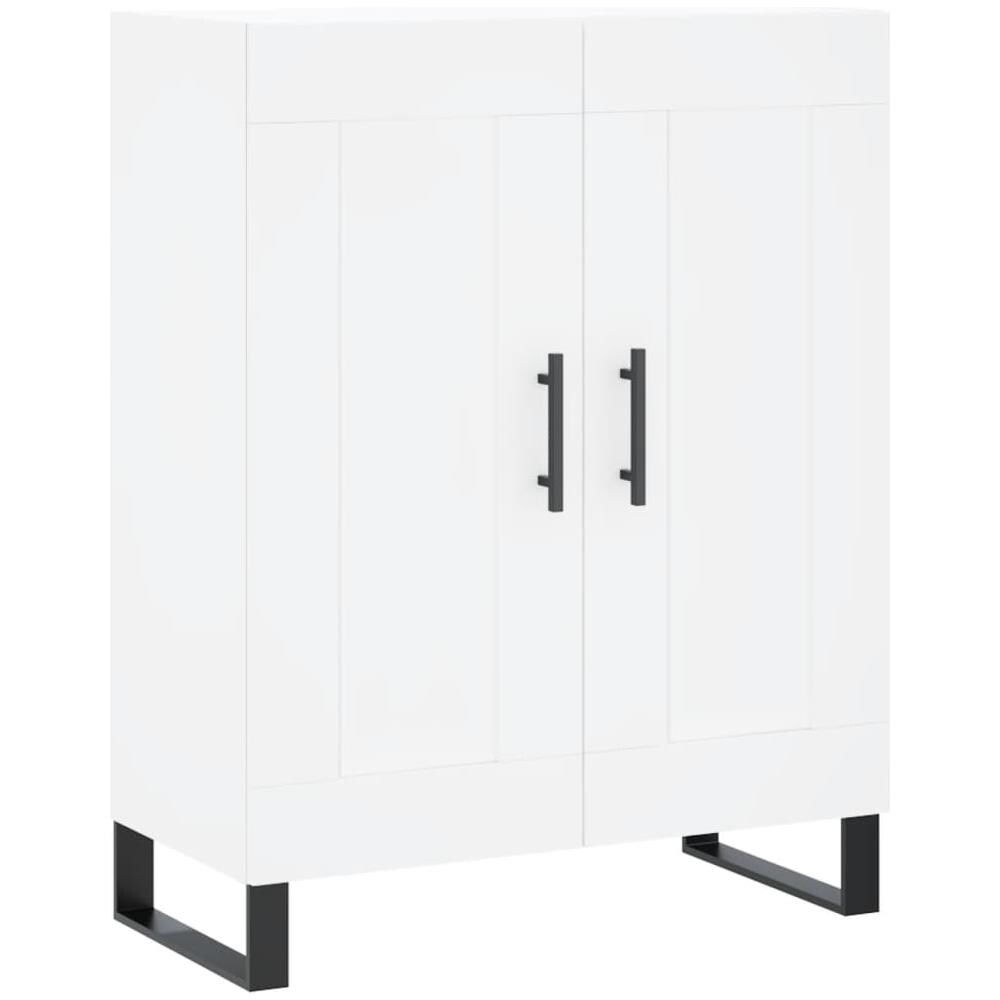 Credenza Bianca 69,5x34x90 Cm In Legno Multistrato - Foto 2