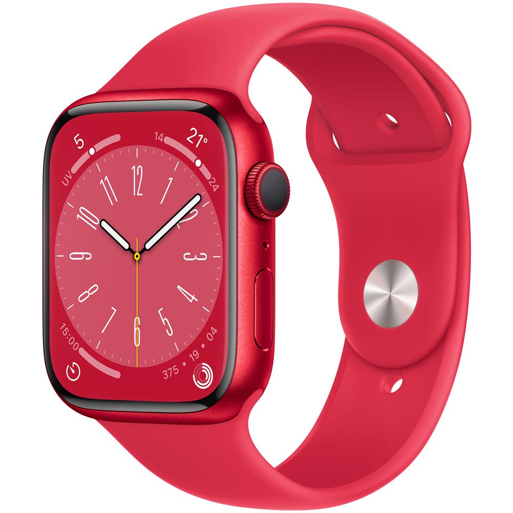 Watch Series 8 OLED 45 mm Digitale 396 x 484 Pixel Touch screen Rosso Wi-Fi GPS (satellitare) - Foto 1