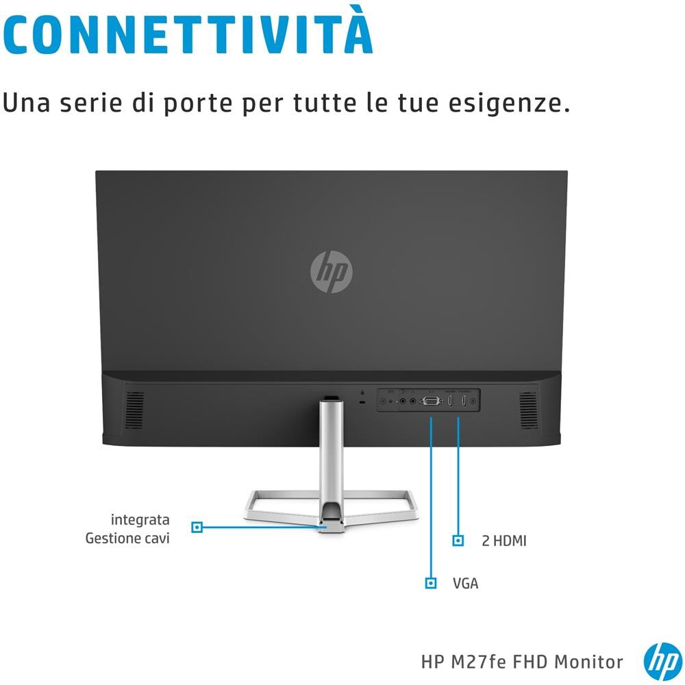 Monitor 27" LED IPS M27FE Full HD 1920x1080 Pixel Tempo di Risposta 5 ms - Foto 5