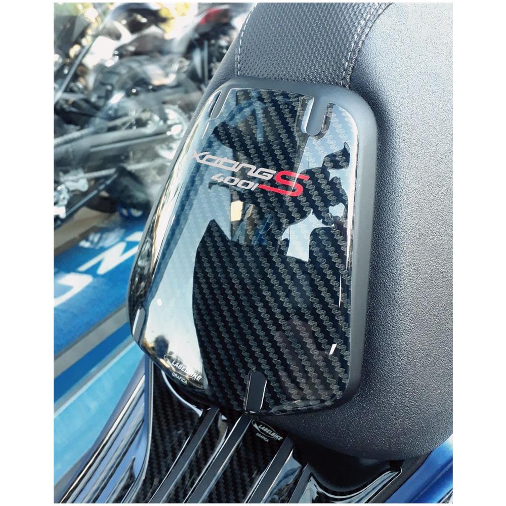 Adesivo 3D Protezione Borchia Sella Compatibile Per Kymco Xciting S 400I 2018-23 - Foto 2