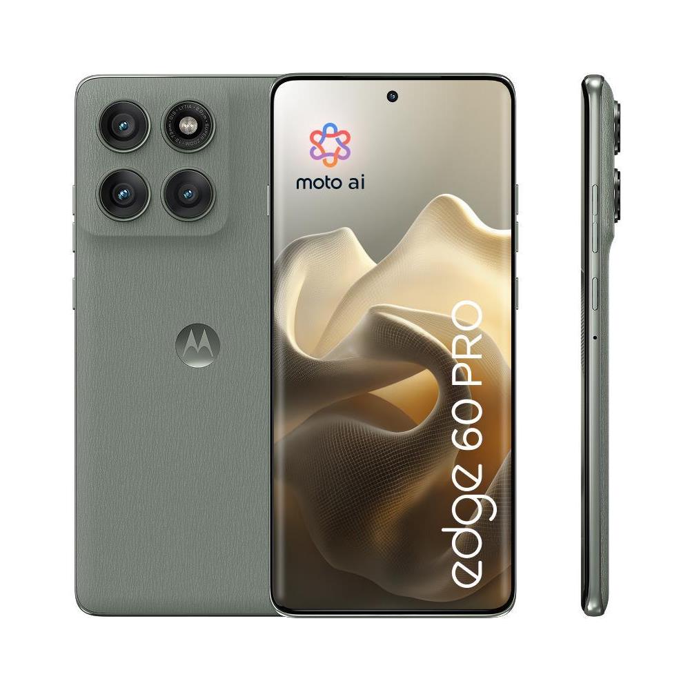 Edge 60 Pro 5G con Moto AI 256GB 8GB Ram Display 6.67" pOLED 120Hz, Main Camera 50+50+10M Selfie 50MP NanoSIM + eSIM USB tipo-C Android 15 Dimensity 8350 6000mAh, Pantone Overture - Foto 1