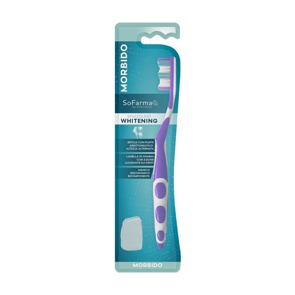Spazzolino Whitening Setole Morbide Sofarmapiu' - Foto 1