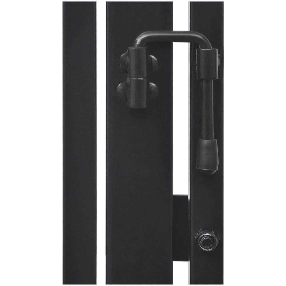 Cancelletto Di Protezione Per Camino E Stufa In Acciaio Nero - Foto 5