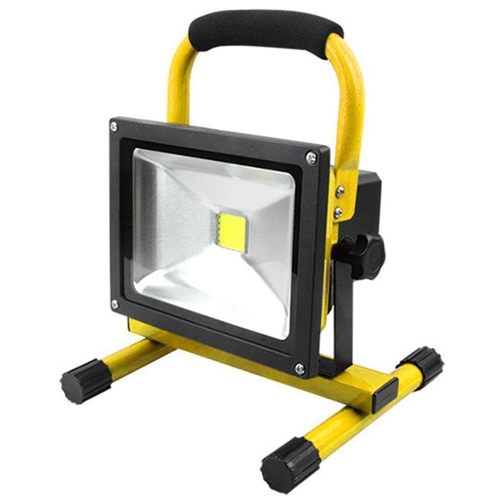 Faro Led Ricaricabile Portatile 20w Con Batteria Integrata A Litio - Foto 1