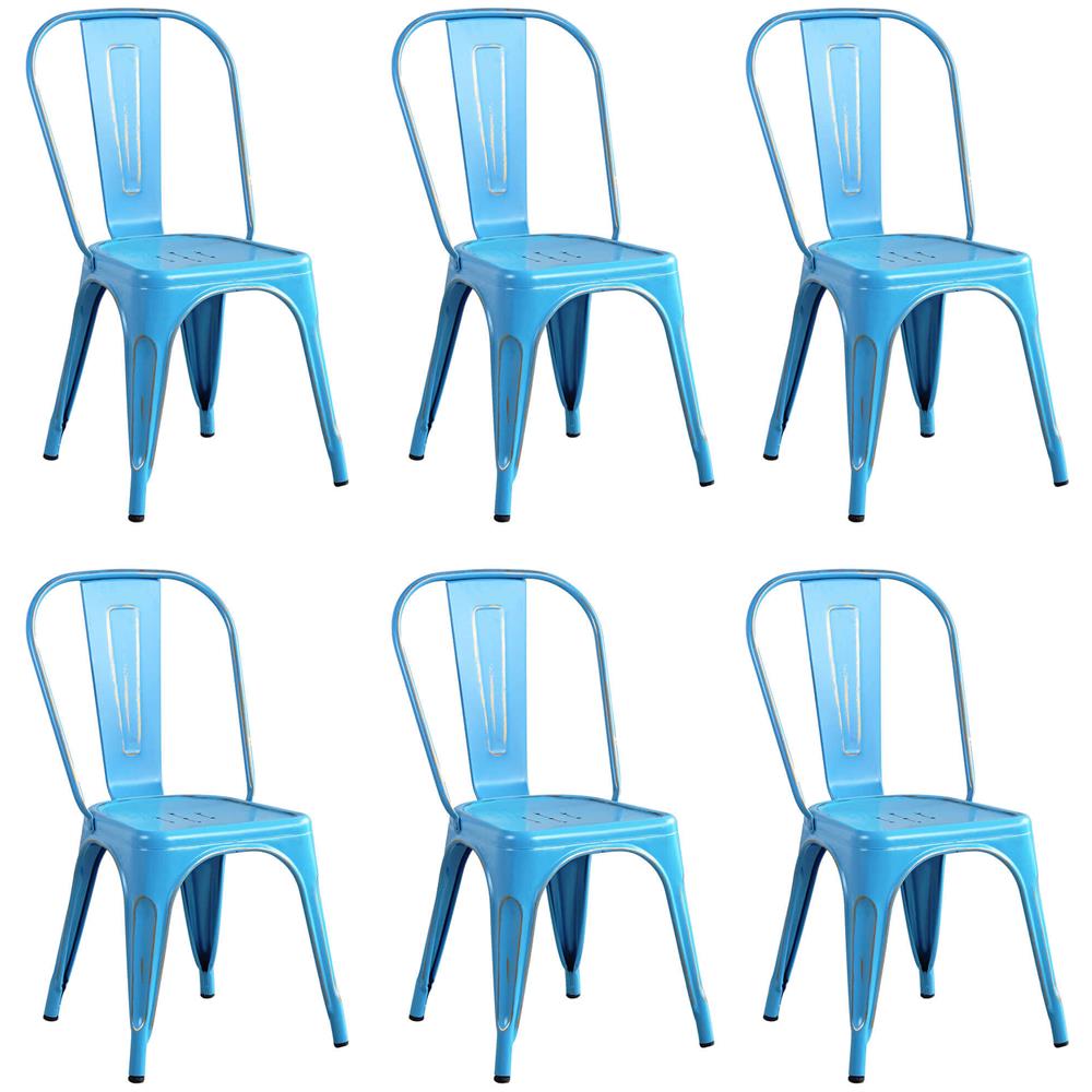 Agatha - Sedia Industrial Set Da 6 - Foto 1