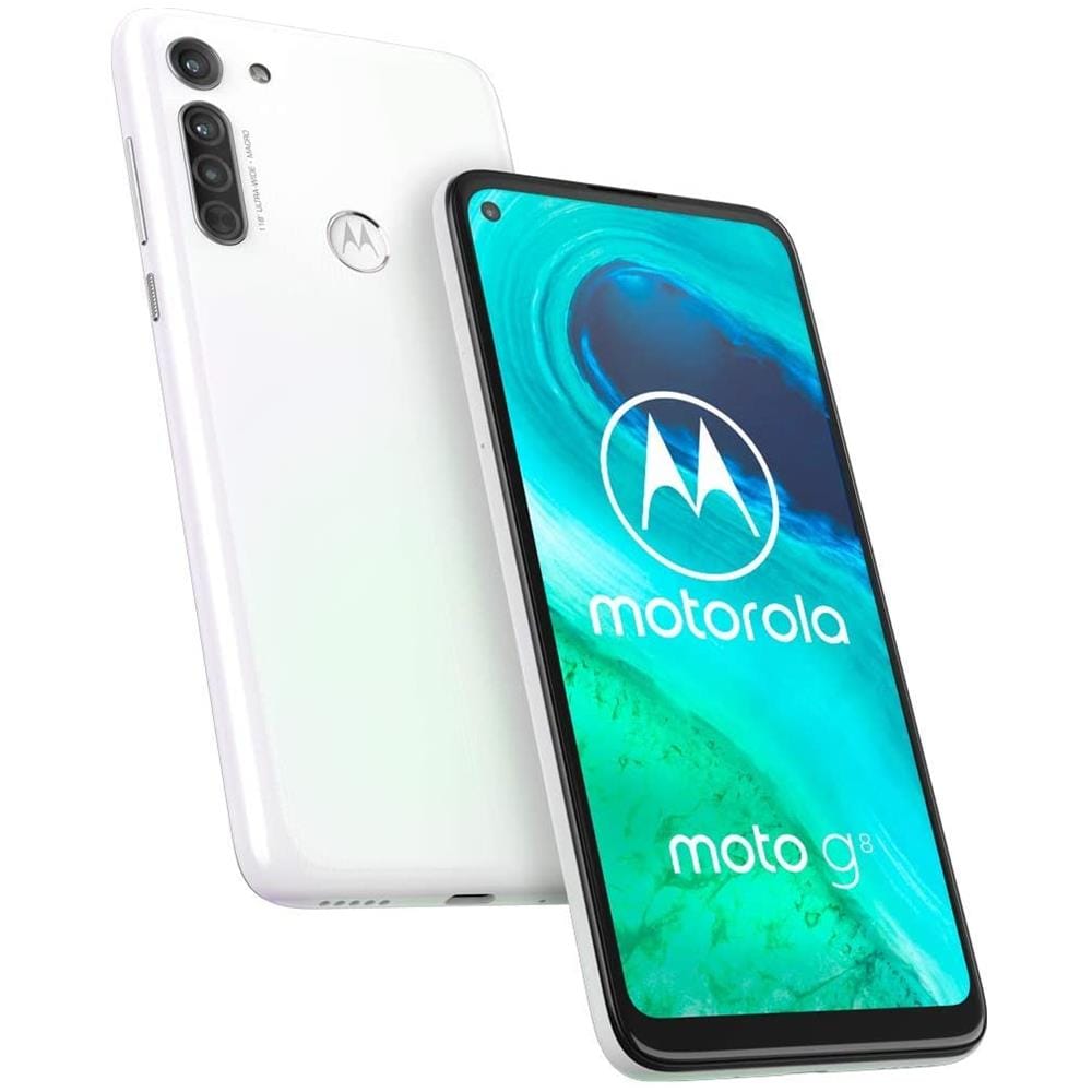 Moto G8 Bianco 64 GB Dual Sim Display 6.4" HD+ Slot Micro SD Fotocamera 16 Mpx Android  - Foto 6
