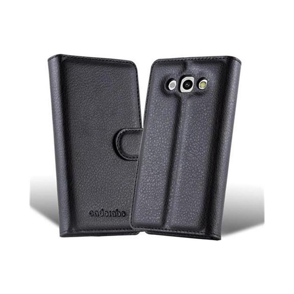 Custodia Compatibile Con Lg L60 In Nero Carbone - Coperchio Protettiva Con Chiusura Magnetica, Funzione Stand E Tasca Per Le Carte - Foto 2