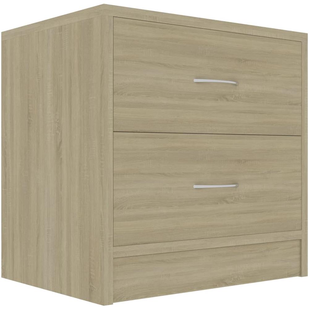 Comodino Rovere Sonoma 40x30x40 cm in Legno Multistrato - Foto 2