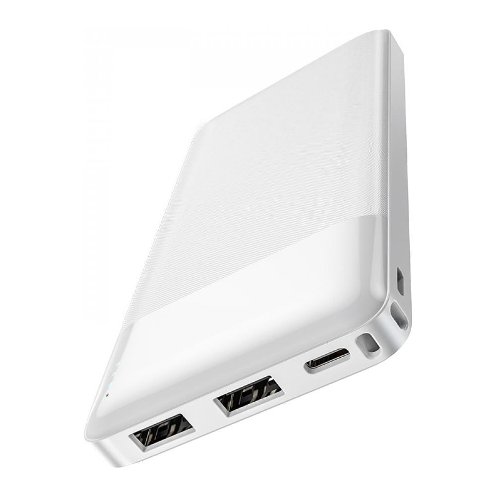 Power Bank 10000mah 2xusb 2a 2 Input Con Indicatore Led - White - Foto 1