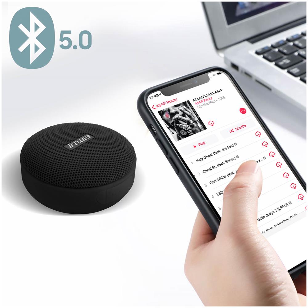 Speaker Bluetooth Da Bici Senza Fili Potenza 5w Impermeabile Ipx7 Nero - Foto 2