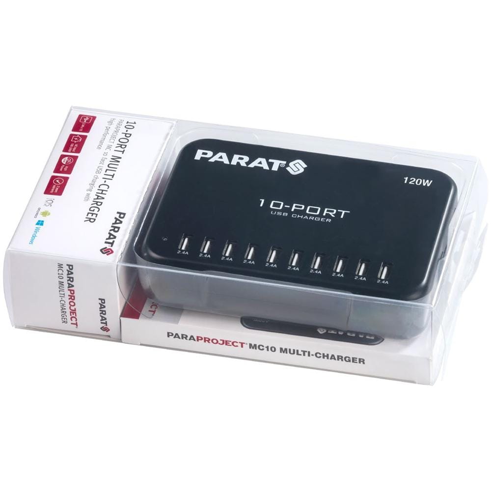 Paraproject MC10, Interno, MP3, Telefono cellulare, Smartphone, Tablet, AC, Nero, Over current, Sovraccarico, Surriscaldamento, Cortocircuito, 100 - 240 - Foto 1