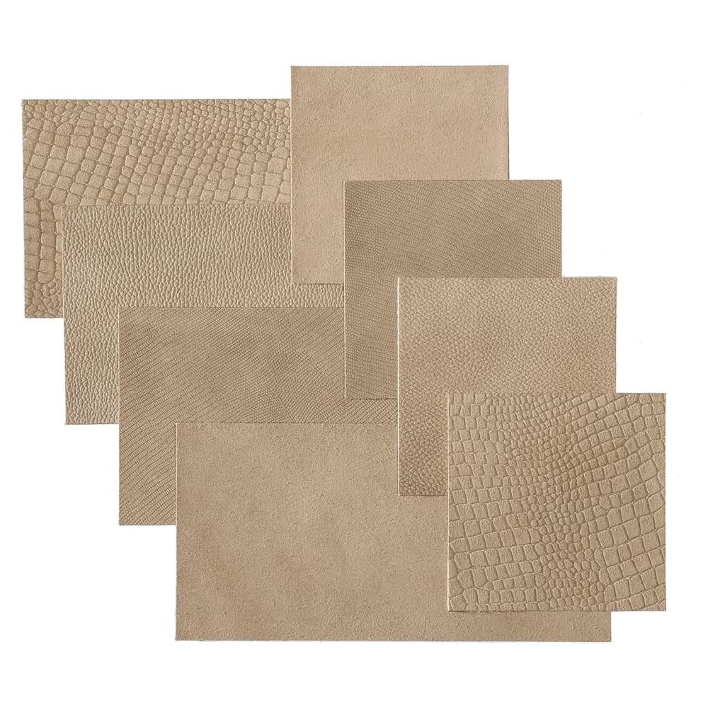 Piastrelle In Pelle Borret Beige Sabbia 32 Pz - Foto 2