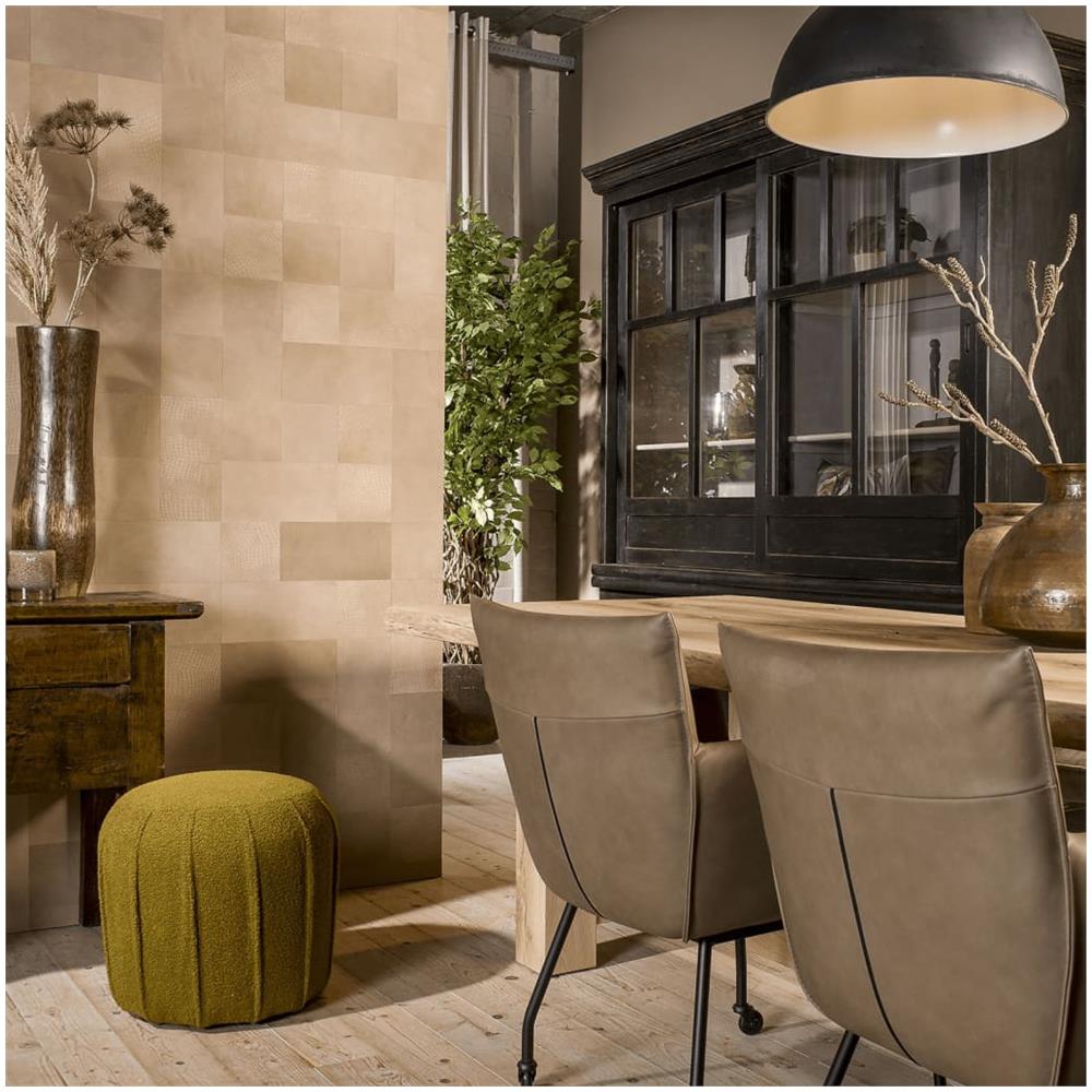 Piastrelle In Pelle Borret Beige Sabbia 32 Pz - Foto 1