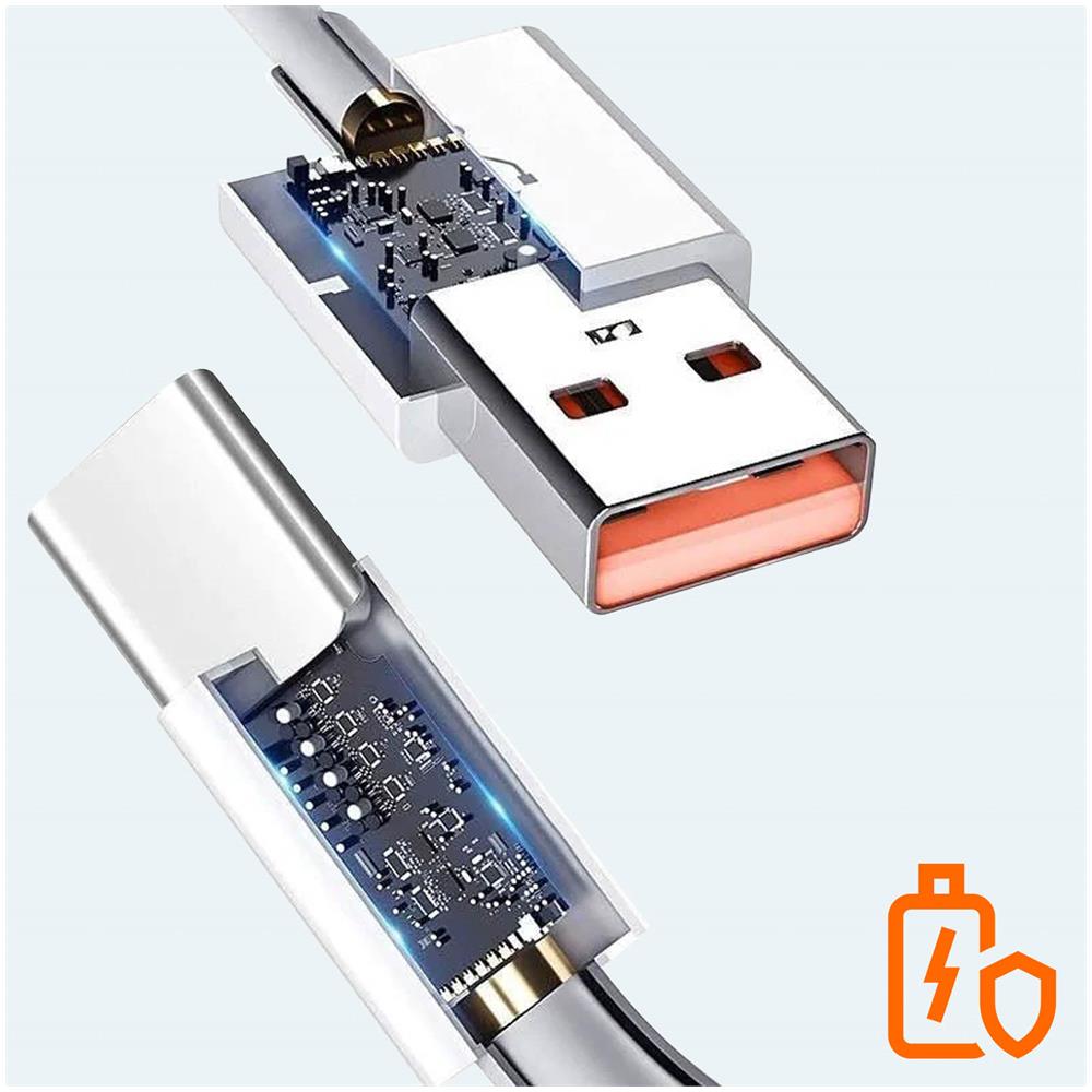 Cavo Originale Da Usb A Usb-c Potenza 6a Carica E Sincronizzazione 1m - Foto 2
