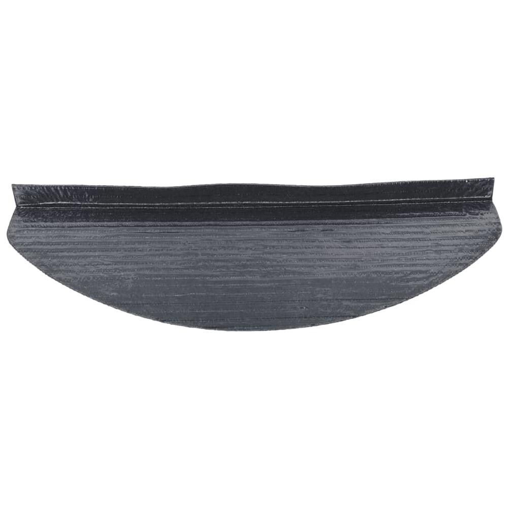 Tappetini Autoadesivi per Scale 15 pz 65x22,5x3,5 cm Grigi - Foto 2