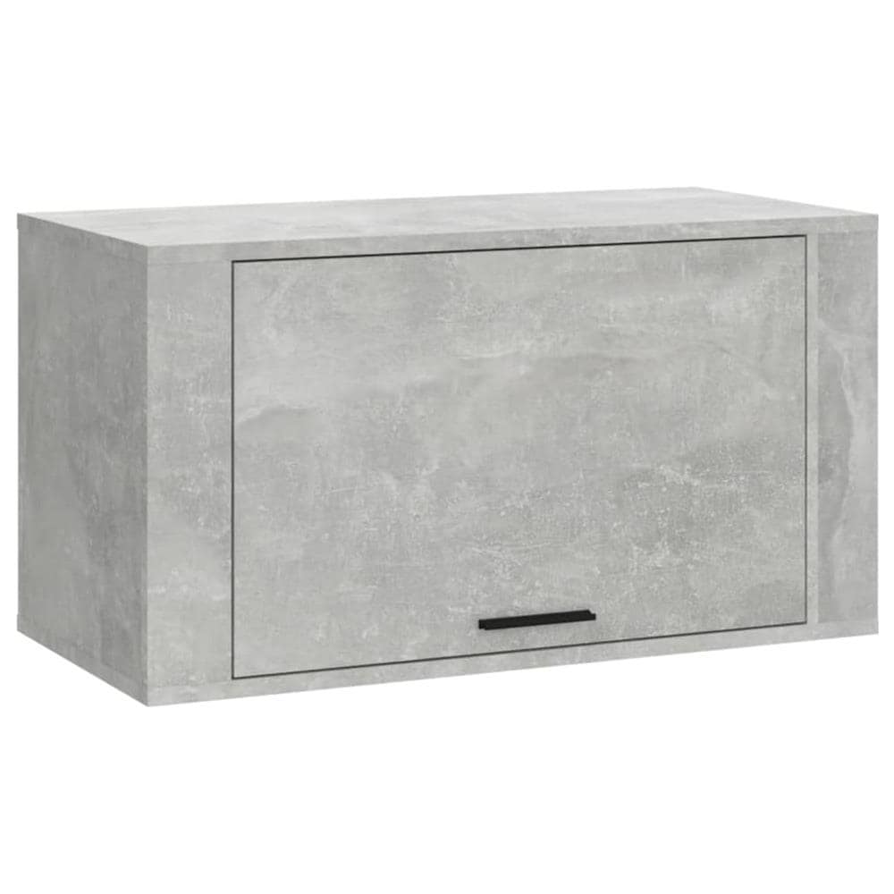 Scarpiera A Parete Grigio Cemento 70x35x38 Cm Legno Multistrato - Foto 2