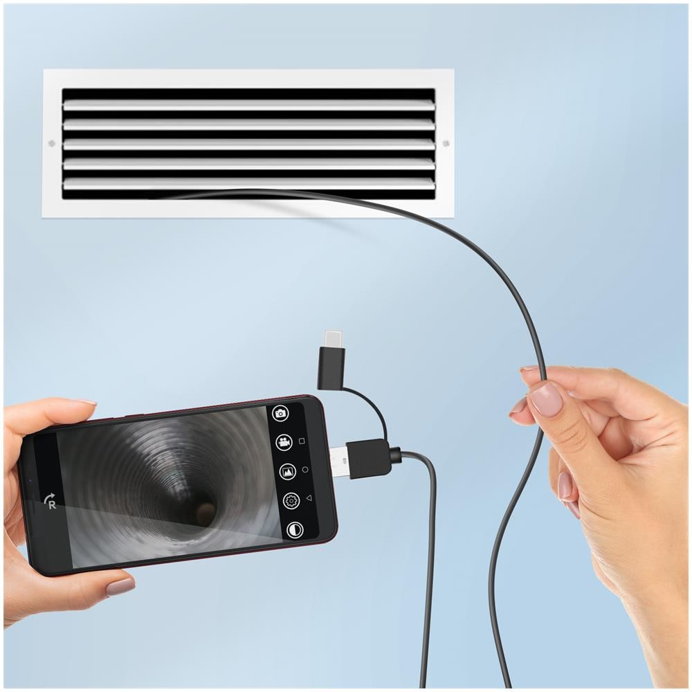 Endoscopio Impermeabile Ip67 Multi-porta Usb Usb-c Micro-usb Lunghezza 5 Metri - Foto 2