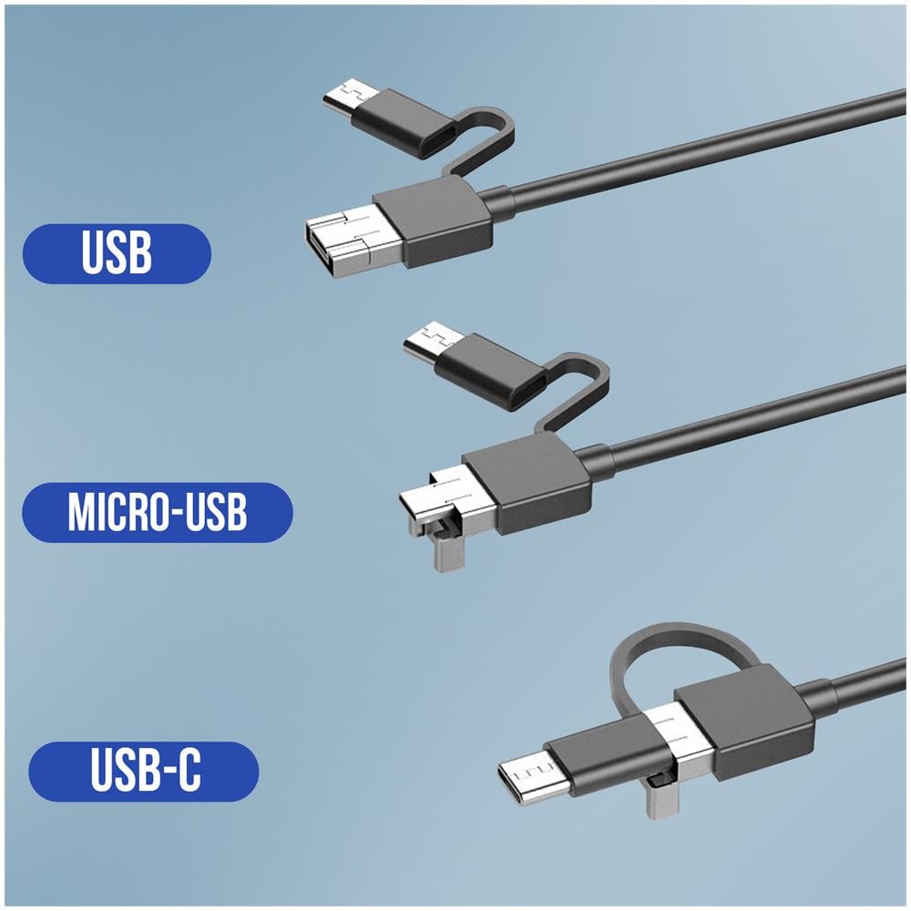 Endoscopio Impermeabile Ip67 Multi-porta Usb Usb-c Micro-usb Lunghezza 5 Metri - Foto 5
