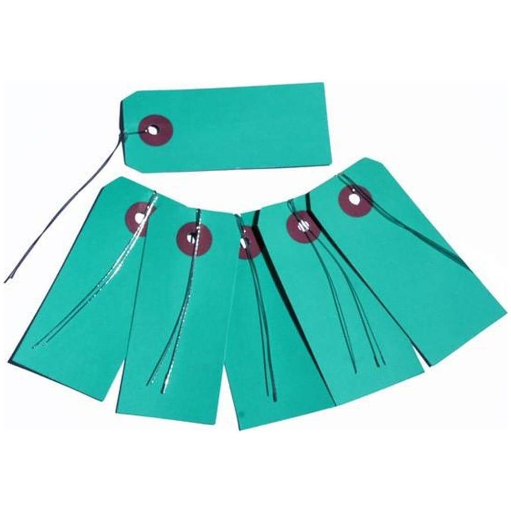 20 Etichette Blu 9 Cm Con Filo Metallico - Foto 1