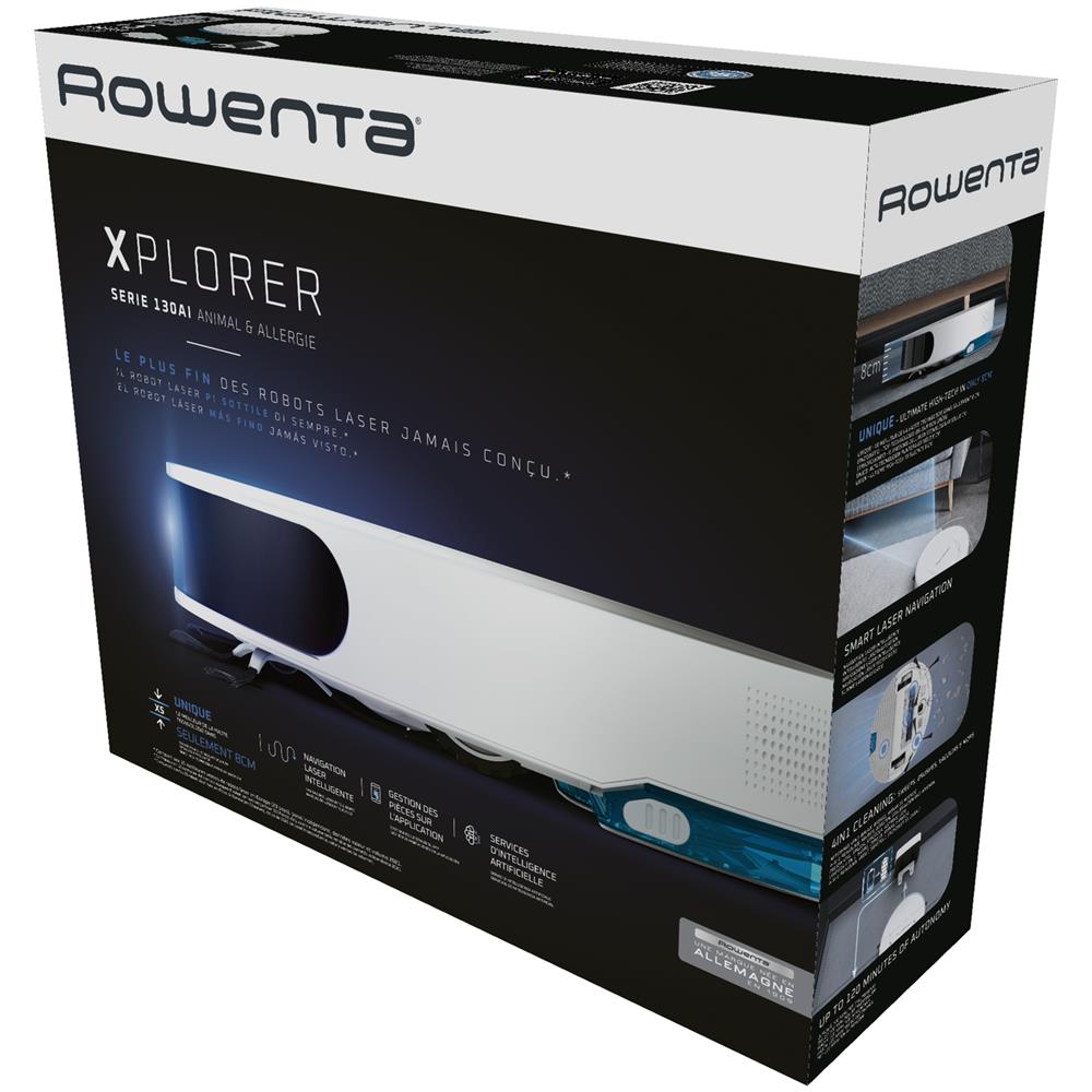 Robot Aspirapolvere MOP Wifi X-Plorer RR9077WH Colore Bianco - Foto 10