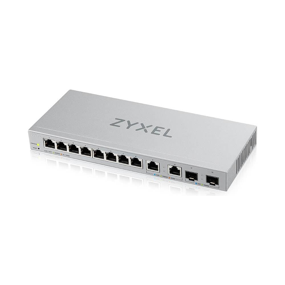 Switch XGS1210-12-ZZ0102F Gestito RJ-45: 8 Gigabit Ethernet (10/100/1000) AC /DC Grigio - Foto 1