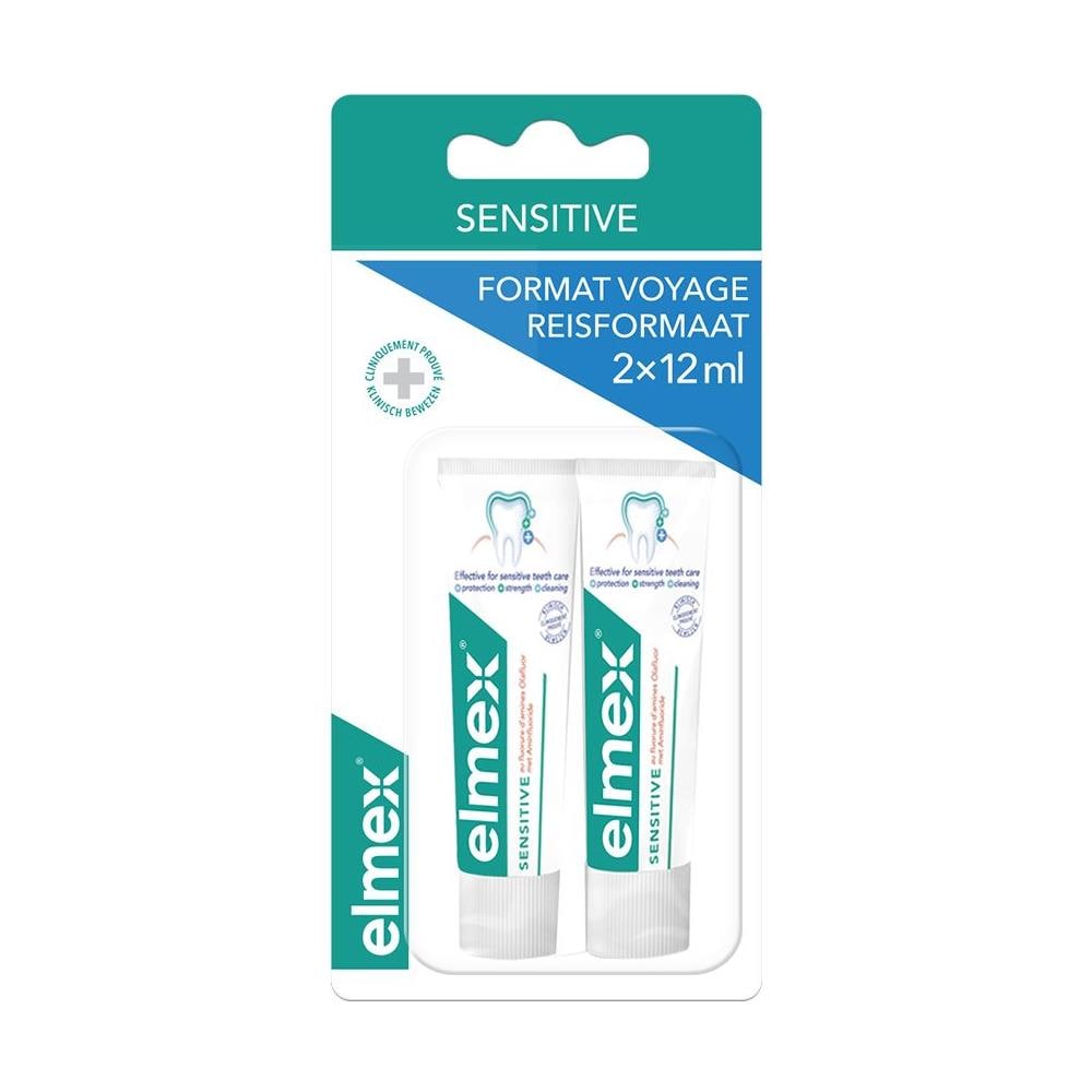 Dentifricio Da Viaggio Tubetti 2x12ml Sensitive - Foto 1