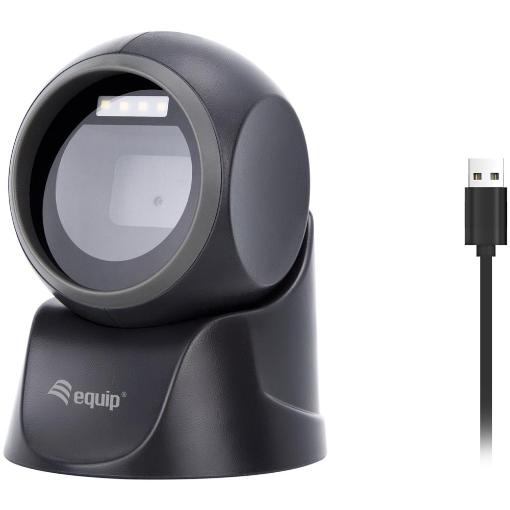 351027 lettore di codici a barre Lettore di codici a barre fisso 1D / 2D LED Nero - Foto 5