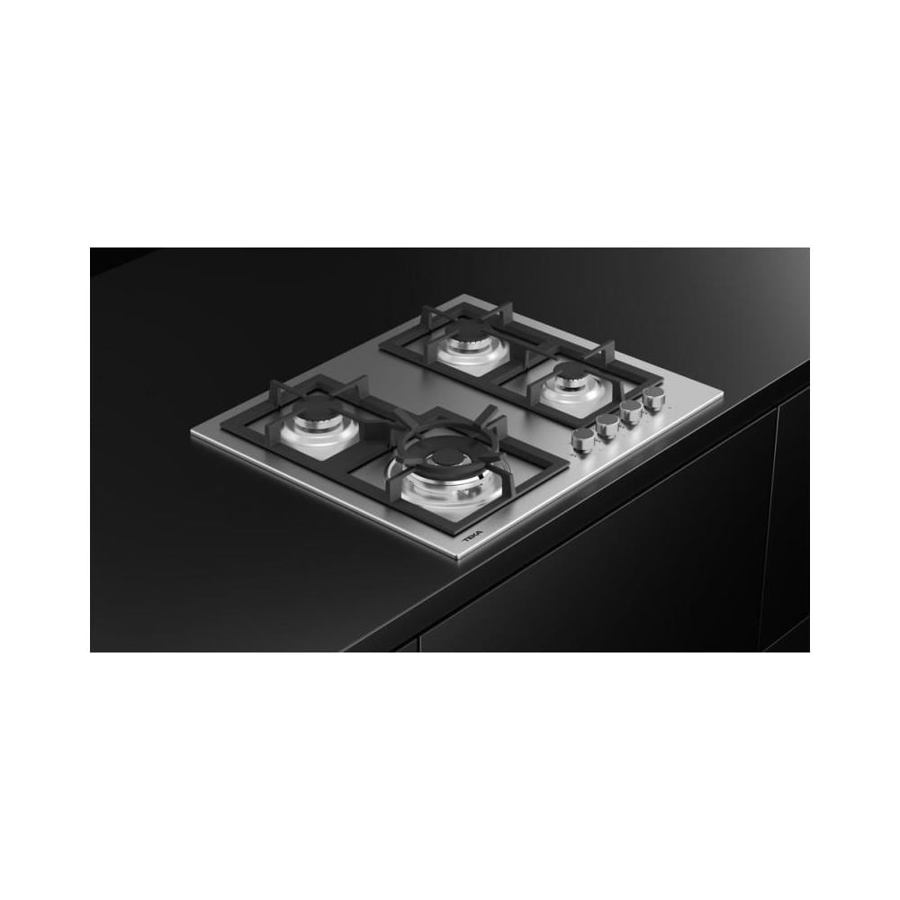 Piano cottura EFX60.1 4G DR a gas 4 Zone Cottura da 60 cm Colore Acciaio inox - Foto 3